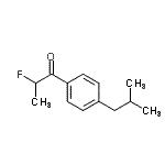 CAS#: 129159-24-6, 2-Fluoro-1-(4-Isobutylphenyl)-1-Propanone
