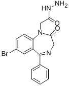 CAS#: 129186-29-4, 7-Bromo-2,3-Dihydro-2-Oxo-5-Phenyl-1H-1,4-Benzodiazepine-1-Aceticacid Hydrazide