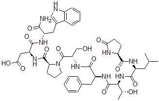 CAS#: 129204-82-6, 5-Oxo-L-prolyl-L-leucyl-L-threonyl-L-phenylalanyl-L-seryl-L-prolyl-L-a-aspartyl-L-Tryptophanamide