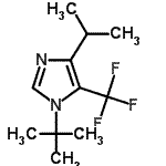CAS 登录号：129247-52-5， 4-异丙基-1-(2-甲基-2-丙基)-5-(三氟甲基)-1H-咪唑
