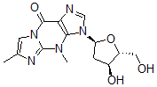 CAS#: 129266-21-3, 3-[(2S,4S,5R)-4-Hydroxy-5-(Hydroxymethyl)Oxolan-2-Yl]-4,6-Dimethylimidazo[1,2-a]Purin-9-One