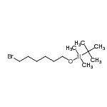 CAS#: 129368-70-3, [(6-Bromohexyl)Oxy](Dimethyl)(2-Methyl-2-Propanyl)Silane