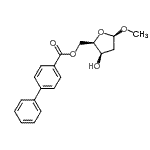 CAS#: 129468-50-4, Methyl 5-O-(4-biphenylylcarbonyl)-2-deoxy-beta-D-threo-pentofuranoside