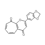 CAS#: 129527-18-0, 2-(1,3-Benzodioxol-5-Yl)Cyclohepta[b]Pyran-4,9-Dione