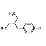 CAS 登录号：129598-85-2， 4-(3-戊烷基硫基)吡啶1-氧化物