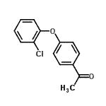CAS 登录号：129644-24-2， 1-[4-(2-氯苯氧基)苯基]乙酮