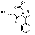 CAS 登录号：129663-15-6， 乙基5-乙酰基-3-苯基-1,2-恶唑-4-羧酸酯