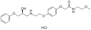 CAS#: 129689-30-1, 2-[4-[2-[[(2S)-2-Hydroxy-3-(Phenoxy)Propyl]Amino]Ethoxy]Phenoxy]-N-(2-Methoxyethyl)Acetamide