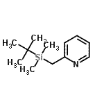 CAS#: 129750-61-4, 2-{[Dimethyl(2-Methyl-2-Propanyl)Silyl]Methyl}Pyridine