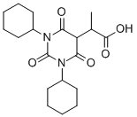 CAS#: 129750-87-4, 2-(1,3-Dicyclohexyl-2,4,6-Trioxo-1,3-Diazinan-5-Yl)Propanoic Acid