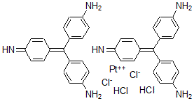 CAS 登录号:129770-31-6, 四氯铂酸酯二阴离子-碱式品红络合物