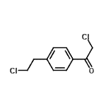 CAS 登录号：129865-49-2， 2-氯-1-[4-(2-氯乙基)苯基]乙酮