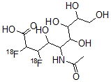 CAS#: 129932-88-3, N-Acetyl-2-deoxy-2,3-difluoroneuraminic acid