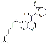 CAS#: 130-87-0, (5-Ethyl-1-Azabicyclo[2.2.2]Octan-7-Yl)-[6-(6-Methylheptoxy)Quinolin-4-Yl]Methanol