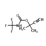CAS#: 130138-79-3, 2-Methyl-3-Butyn-2-Yl (Trifluoromethyl)Carbamate