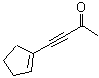 CAS 登录号：130146-28-0， 4-(1-环戊烯-1-基)-3-丁炔-2-酮