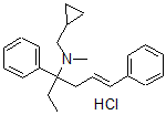 CAS 登录号：130152-35-1， (E)-N-(环丙基甲基)-N-甲基-3,6-二苯基己-5-烯-3-胺盐酸盐