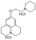 CAS#: 130260-18-3, 2,3,6,7-Tetrahydro-9-(2-(1-Piperidinyl)Ethoxy)-1H,5H-Benzo(ij)Quinolizine Dihydrochloride