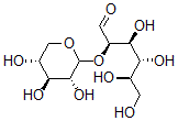 CAS 登录号：130272-68-3， (2R,3S,4R,5R)-3,4,5,6-四羟基-2-[(3R,4S,5R)-3,4,5-三羟基四氢吡喃-2-基]氧基己醛