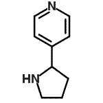 CAS#: 130343-14-5, 4-(2-Pyrrolidinyl)Pyridine