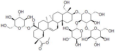CAS 登录号：130364-34-0， 商陆种苷K