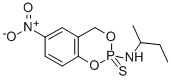 CAS 登录号：130365-36-5， N-(1-甲基丙基)-6-硝基-4H-1,3,2-苯并二氧杂磷杂环己烷-2-胺2-硫醚
