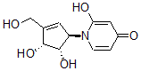 CAS 登录号：130378-89-1， 1-[(1R,4R,5S)-4,5-二羟基-3-(羟基甲基)-1-环戊-2-烯基]-2-羟基吡啶-4-酮