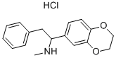 CAS 登录号：130397-01-2， 1-(2,3-二氢-1,4-苯并二氧杂环己-7-基)-N-甲基-2-苯基乙胺盐酸盐