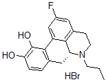 CAS 登录号:130434-40-1, 2-氟-N-正丙基去甲阿朴吗啡氢溴酸盐
