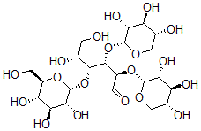 CAS#: 130450-62-3, (2R,3S,4R,5R)-5,6-Dihydroxy-4-[(2R,3R,4S,5S,6R)-3,4,5-Trihydroxy-6-(Hydroxymethyl)Oxan-2-Yl]Oxy-2,3-Bis[[(2R,3R,4S,5R)-3,4,5-Trihydroxyoxan-2-Yl]Oxy]Hexanal