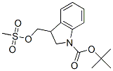CAS 登录号:130469-60-2, 叔丁基3-(甲基磺酰基氧基甲基)-2,3-二氢吲哚-1-羧酸酯
