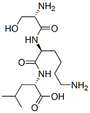 CAS 登录号：130488-05-0， (2S)-2-[[(2S)-6-氨基-2-[[(2S)-2-氨基-3-羟基丙酰基]氨基]己酰]氨基]-4-甲基戊酸