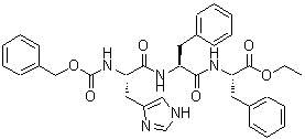 CAS 登录号：13053-61-7， N-[(苄氧基)羰基]组氨酰苯丙氨酰苯丙氨酸乙酯