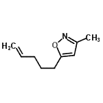 CAS#: 130628-71-6, 3-Methyl-5-(4-Penten-1-Yl)-1,2-Oxazole