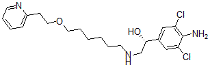 CAS 登录号：130641-36-0， (1R)-1-(4-氨基-3,5-二氯苯基)-2-[6-(2-吡啶-2-基乙氧基)己基氨基]乙醇