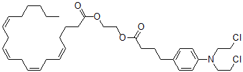 CAS#: 130676-89-0, 2-[4-[4-[Bis(2-Chloroethyl)Amino]Phenyl]Butanoyloxy]Ethyl (5Z,8Z,11Z,14Z)-Icosa-5,8,11,14-Tetraenoate