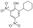 CAS 登录号：131-89-5， 2-环己基-4,6-二硝基苯酚