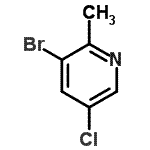CAS#: 131036-39-0, 3-Bromo-5-Chloro-2-Methylpyridine