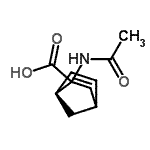 CAS 登录号：131053-13-9， (1S)-2-乙酰氨基双环[2.2.1]庚-5-烯-2-羧酸