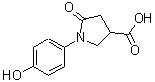 CAS 登录号：131179-71-0， 1-(4-羟基苯基)-5-氧代-3-吡咯烷羧酸