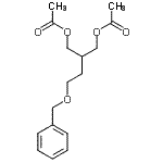 CAS 登录号：131266-10-9， 2-(乙酰氧基甲基)-4-(苄氧基)丁基乙酸酯