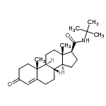 CAS#: 131267-80-6, (17beta)-N-(2-Methyl-2-Propanyl)-3-Oxoandrost-4-Ene-17-Carboxamide