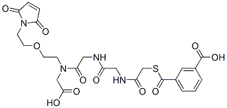 CAS#: 131274-04-9, 3-[2-[[2-[[2-[[2-[2-[2-(2,5-Dioxopyrrol-1-Yl)Ethoxy]Ethoxy]-2-Oxoethyl]Amino]-2-Oxoethyl]Amino]-2-Oxoethyl]Amino]-2-Oxoethyl]Sulfanylcarbonylbenzoic Acid