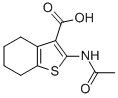 CAS#: 13130-43-3, 2-Acetylamino-4,5,6,7-Tetrahydro-Benzo[b]Thiophene-3-Carboxylic Acid