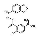 CAS#: 131308-84-4, N'-[5-(Dimethylamino)-2-Hydroxybenzoyl]-1,3-Benzodioxole-5-Carbohydrazide