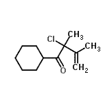 CAS#: 131353-06-5, 2-Chloro-1-Cyclohexyl-2,3-Dimethyl-3-Buten-1-One