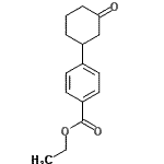 CAS 登录号：131379-22-1， 乙基4-(3-氧代环己基)苯甲酸酯
