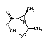 CAS 登录号：131389-86-1， 甲基(2S,3R)-1-异丙基-3-甲基-2-氮丙啶羧酸酯