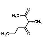 CAS 登录号：13152-54-0， 3-甲基-2,4-庚烷二酮