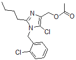 CAS#: 131549-86-5, [2-Butyl-5-Chloro-1-[(2-Chlorophenyl)Methyl]Imidazol-4-Yl]Methyl Acetate